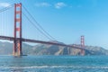 San Francisco Golden Gate Bridge with Marin Headlands in background Royalty Free Stock Photo