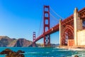 San Francisco Golden Gate Bridge Marshall beach California