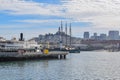 San Francisco Harbor in the Fisherman's Wharf District on a Sunny Day