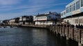 San Francisco harbor with pier