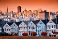 San Francisco houses Royalty Free Stock Photo