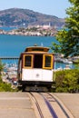 San francisco Hyde Street Cable Car California Royalty Free Stock Photo