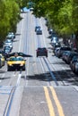 San Francisco Hyde Street Nob Hill in California Royalty Free Stock Photo