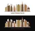 San Francisco icon illustrated in vector on white background