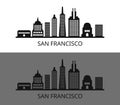 San Francisco icon illustrated in vector on white background