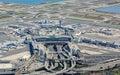 San Francisco International Airport SFO, the main airport in San Francisco, California and 101 freeway