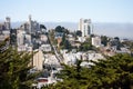 San Francisco - Lombard Street Royalty Free Stock Photo