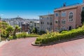 San Francisco, the Lombard Street Royalty Free Stock Photo