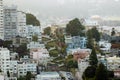 San Francisco Lombardo Street Royalty Free Stock Photo
