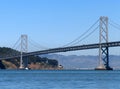 The San Francisco-Oakland Bay Bridge Royalty Free Stock Photo