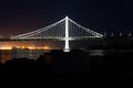 San Francisco - Oakland Bay Bridge Eastern Side from Treasure Island Royalty Free Stock Photo