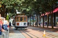 SAN FRANCISCO - OCTOBER 17: Famous cable car October 17, 2015 in San Francisco, USA