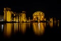 San Francisco Palace of FIne Arts at Night Royalty Free Stock Photo