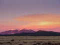 San Francisco Peaks alpenglow Royalty Free Stock Photo