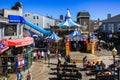 San Francisco Pier 39 Carousel and Stage Royalty Free Stock Photo