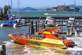 San Francisco Pier 39 Rocketboat to Alcatraz Royalty Free Stock Photo