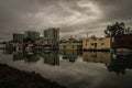 San Francisco Real Estate  Home on the water Royalty Free Stock Photo