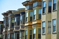 San Francisco Row Houses Royalty Free Stock Photo