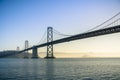 The Bay Bridge, San Francisco, California Royalty Free Stock Photo