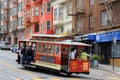 San Francisco's Historic Cable Cars Royalty Free Stock Photo