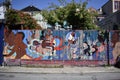 San Francisco`s world recognized Balmy Alley murals, 34.