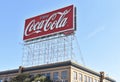 San Francisco`s new energy efficient Coca-Cola sign. Royalty Free Stock Photo