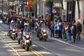 San Francisco`s 168th annual Saint Patrick`s Day Parade Royalty Free Stock Photo