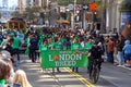 San Francisco`s 168th annual Saint Patrick`s Day Parade Royalty Free Stock Photo