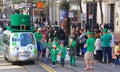 San Francisco`s 168th annual Saint Patrick`s Day Parade Royalty Free Stock Photo