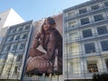 Burberry Body Ad on Macy Building in Union Square Royalty Free Stock Photo