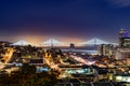 San Francisco Skyline at Dusk Royalty Free Stock Photo