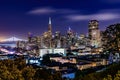 San Francisco Skyline at Dusk Royalty Free Stock Photo