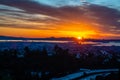 San Francisco Skyline at Dusk Royalty Free Stock Photo