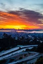 San Francisco Skyline at Dusk Royalty Free Stock Photo