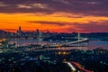 San Francisco Skyline at Dusk Royalty Free Stock Photo