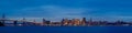 San Francisco skyline at dusk Royalty Free Stock Photo