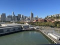 San Francisco Skyline facing West Embarcadero Cruise Port