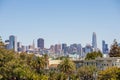 San Francisco skyline from Mission Dolores Park