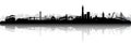 San Francisco Skyline Silhouette vector