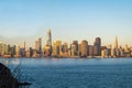 The San Francisco Skyline at Sunrise