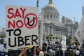 San Francisco Taxi Cab Protest