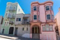 San Francisco, typical houses Royalty Free Stock Photo