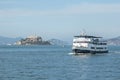 SAN FRANCISCO, UNITED STATES - 30 October 2022: Alcatraz City Cruises boat