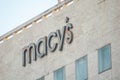 SAN FRANCISCO, UNITED STATES - 31 October 2022: Macy`s store sign