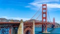 Golden Gate Bridge on a sunny summer day
