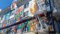 Murals on the walls of Womens Building the first women led community center