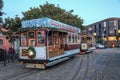 SAN FRANCISCO,USA-December 12,2018:Cable car of San Francisco is the most beautiful and famous in california,Usa.