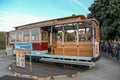 SAN FRANCISCO,USA-December 12,2018:Cable car of San Francisco is the most beautiful and famous in california,Usa