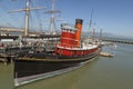 old trawler Hercules at the SFO pier is open for tourists