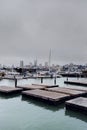 San Francisco, USA - September 6, 2018: pier in San Francisco